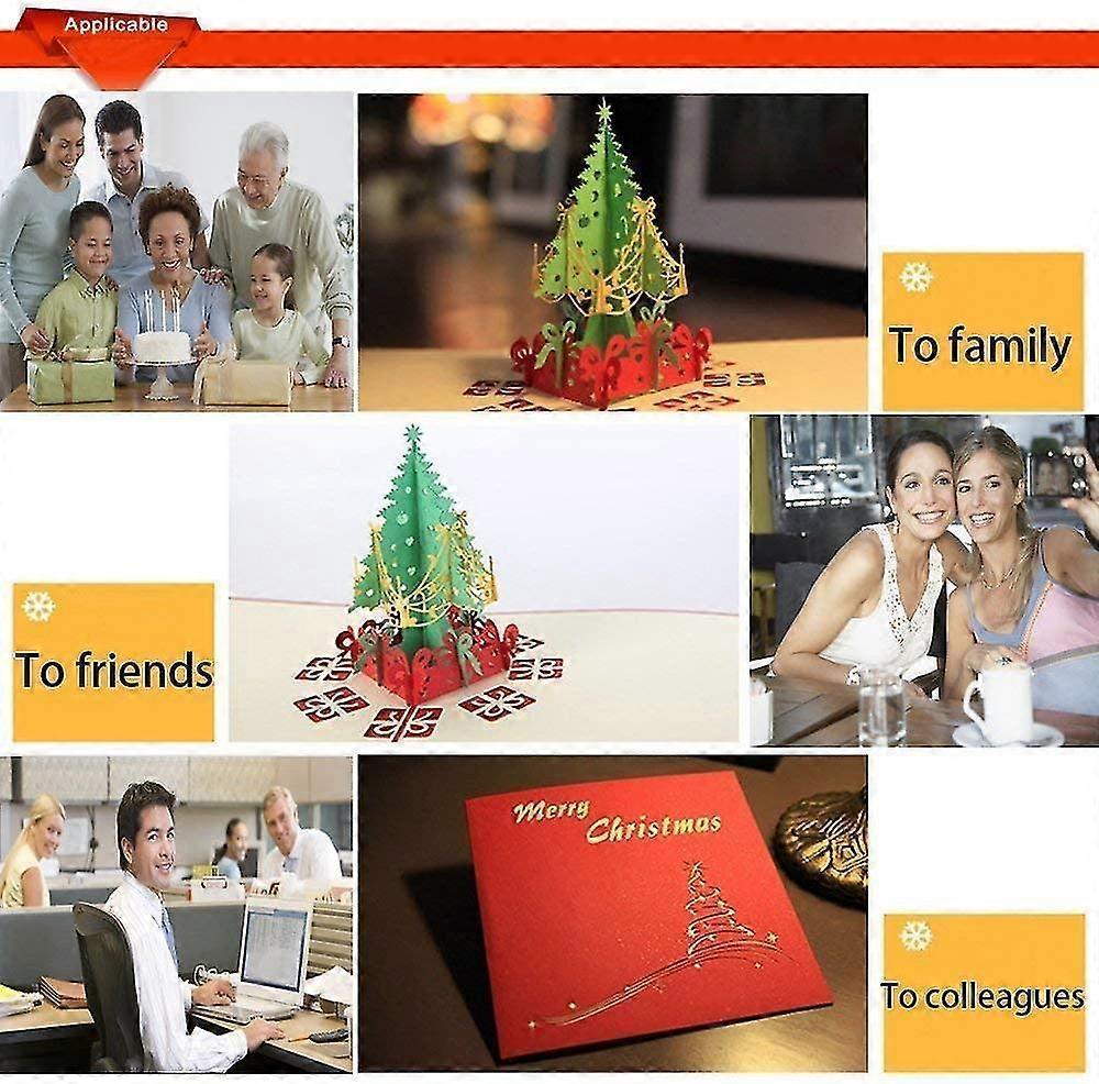 3d Christmas Cards, Pop Up Christmas Card, Christmas Greeting Cards With Envelopes, Best Gift For Christmas, Christmas Gift Card (christmas Tree)