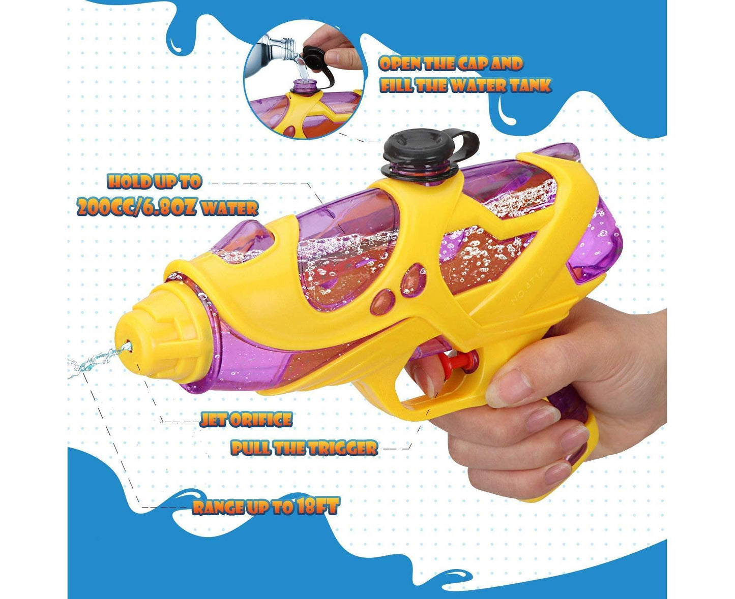 Water Guns Water Blaster Guns, Water Blaster Guns & Target Vests, Summer Pools Party Games Water Fight Play Fun Toys