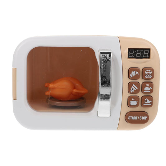 Puzzle Toy Food Kitchen Toys Early Development Toys Pretend Play Appliances Microwave Play Kitchen Set Electronic Toy