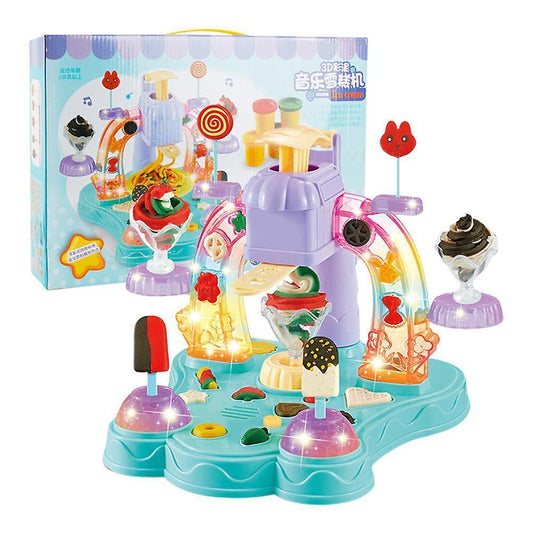 Developmental Toys Ice-lolly Maker Toy Ice Cream Machine Toy Ice-lolly Machine Toy Plasticine Cream Machine Maker