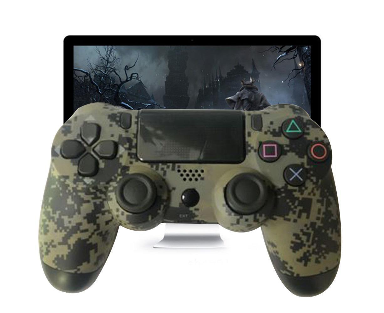 Wireless Game Controller Ps4 Controller Bluetooth Dual Head Head Handle Joystick Game Pad For The Game Console 4 - Advanced camouflage