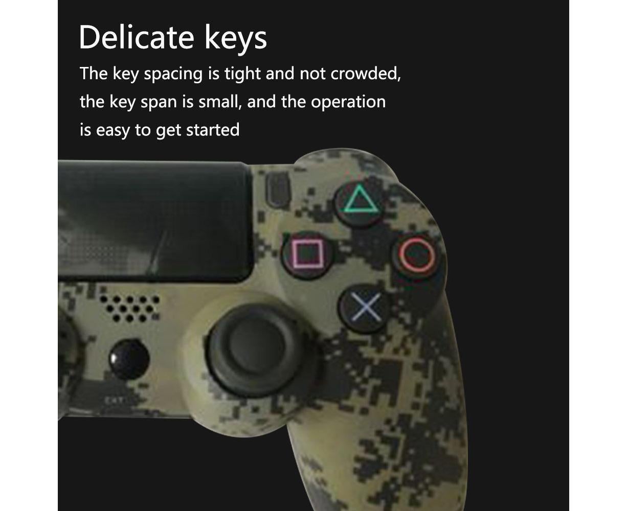 Wireless Game Controller Ps4 Controller Bluetooth Dual Head Head Handle Joystick Game Pad For The Game Console 4 - Advanced camouflage