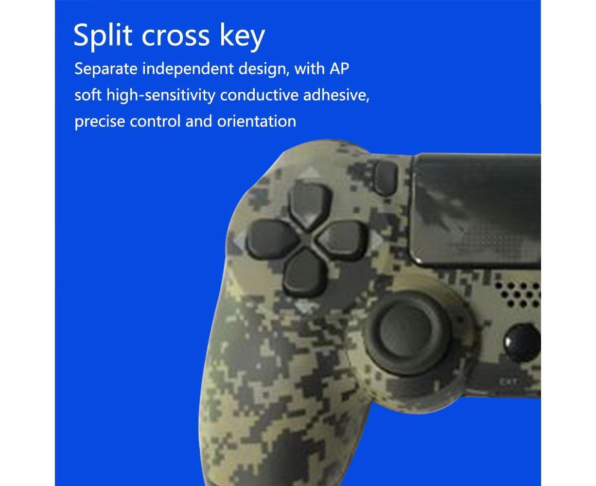 Wireless Game Controller Ps4 Controller Bluetooth Dual Head Head Handle Joystick Game Pad For The Game Console 4 - Advanced camouflage