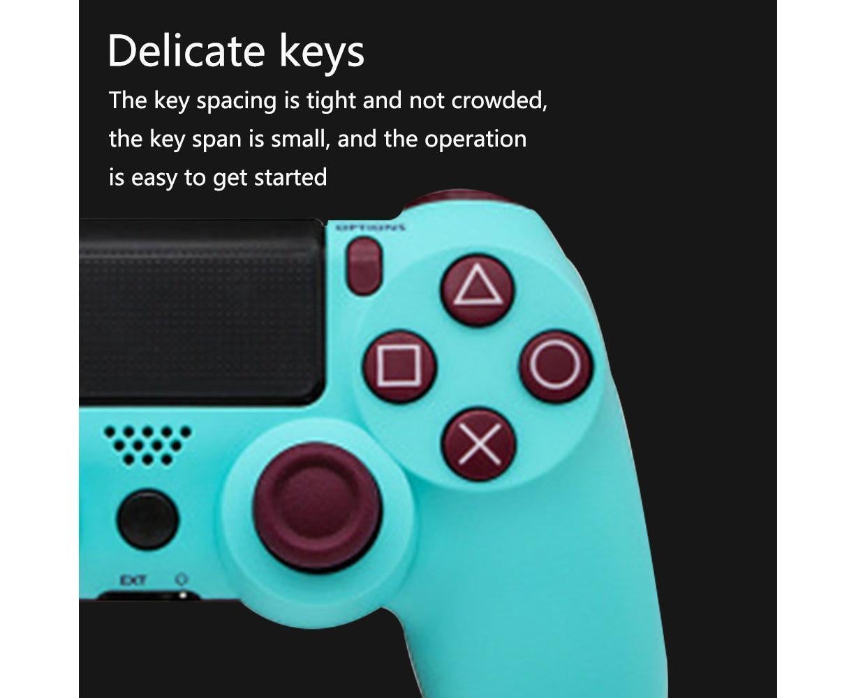 Wireless Game Controller Ps4 Controller Bluetooth Dual Head Head Handle Joystick Game Pad For The Game Console 4 - Fruit blue