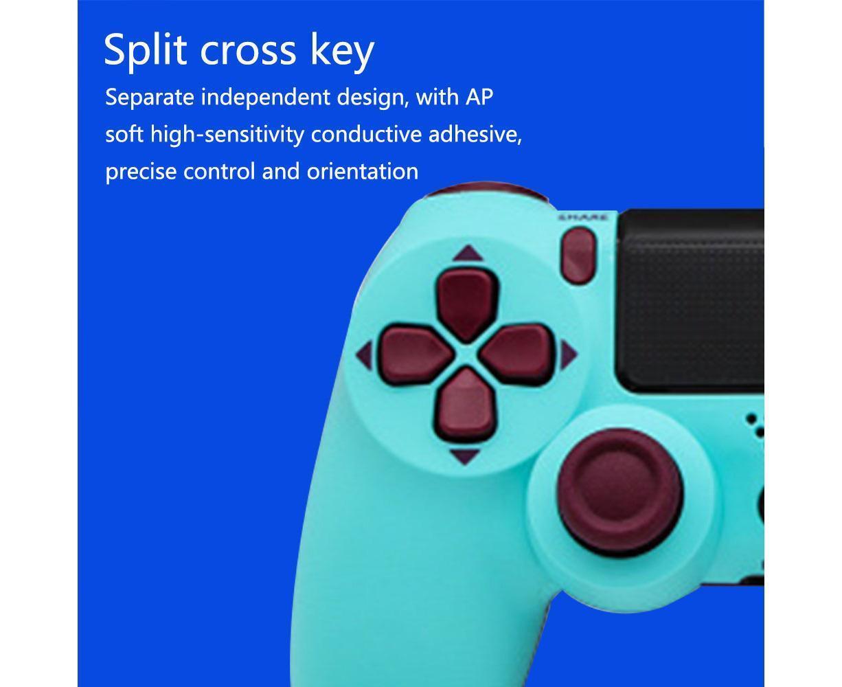 Wireless Game Controller Ps4 Controller Bluetooth Dual Head Head Handle Joystick Game Pad For The Game Console 4 - Fruit blue
