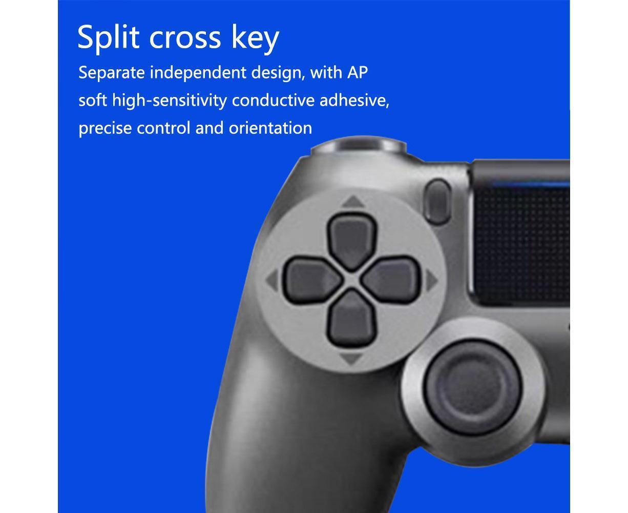 Wireless Game Controller Ps4 Controller Bluetooth Dual Head Head Handle Joystick Game Pad For The Game Console 4 - Golden black