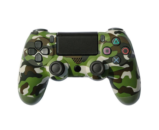 Wireless Game Controller Ps4 Controller Bluetooth Dual Head Head Handle Joystick Game Pad For The Game Console 4 - Green camouflage