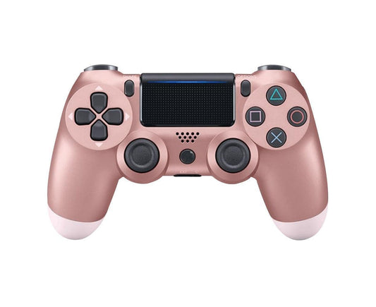Wireless Game Controller Ps4 Controller Bluetooth Dual Head Head Handle Joystick Game Pad For The Game Console 4 - Rose gold