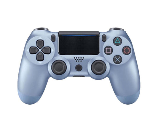 Wireless Game Controller Ps4 Controller Bluetooth Dual Head Head Handle Joystick Game Pad For The Game Console 4 - Titanium blue