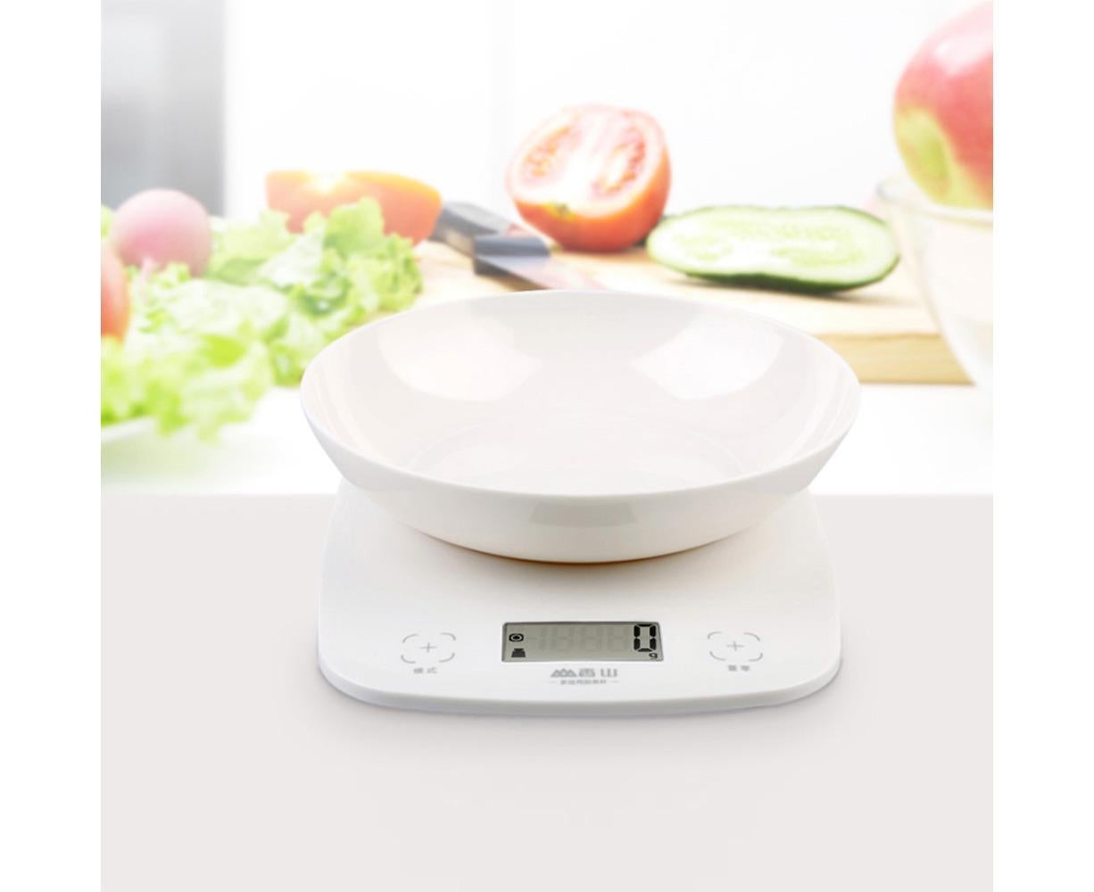 Xiangshan Kitchen Scale 2g-5kg Portable Electronic LCD Display Intelligent Touch Switch Scale Detachable Tray