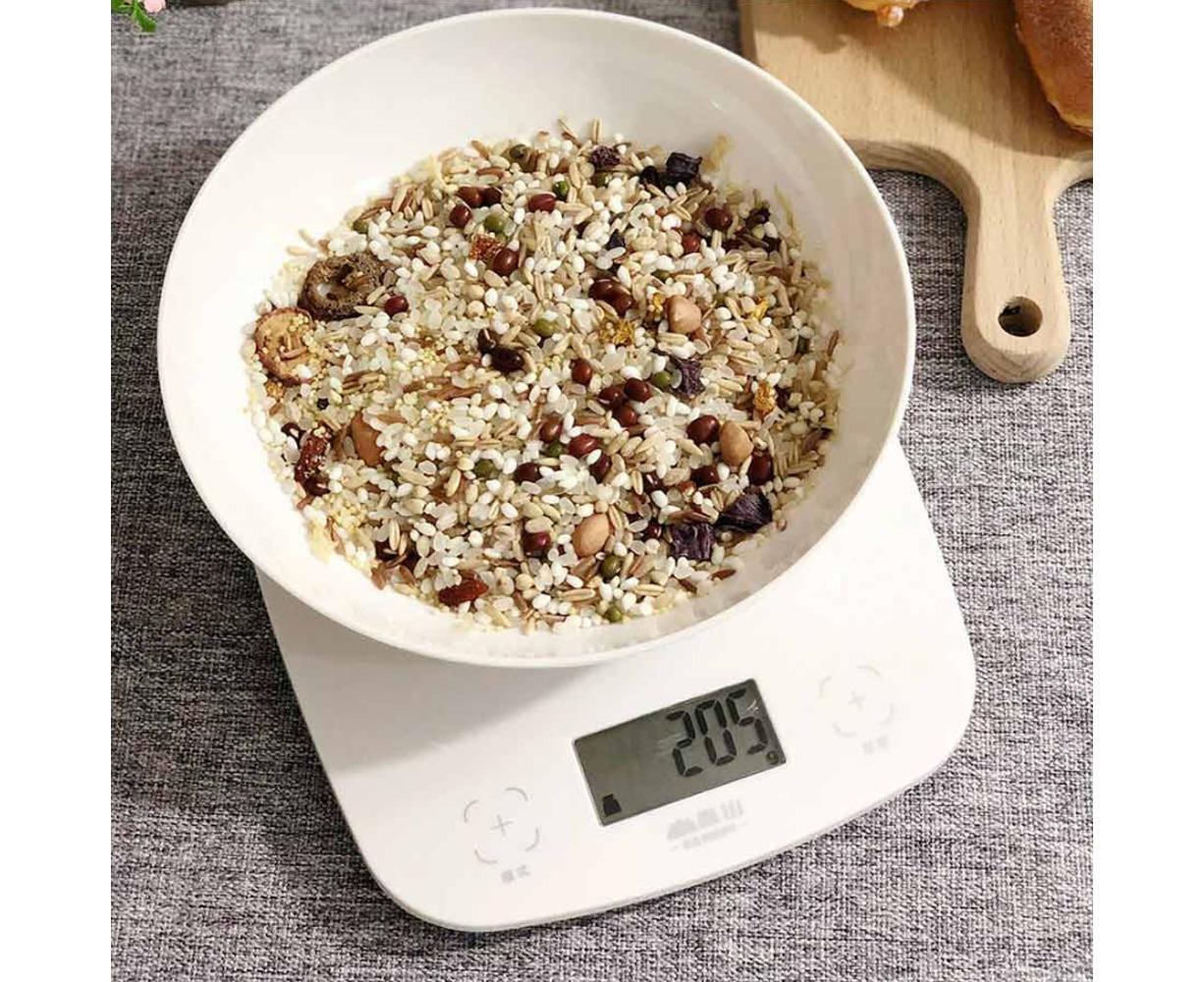 Xiangshan Kitchen Scale 2g-5kg Portable Electronic LCD Display Intelligent Touch Switch Scale Detachable Tray