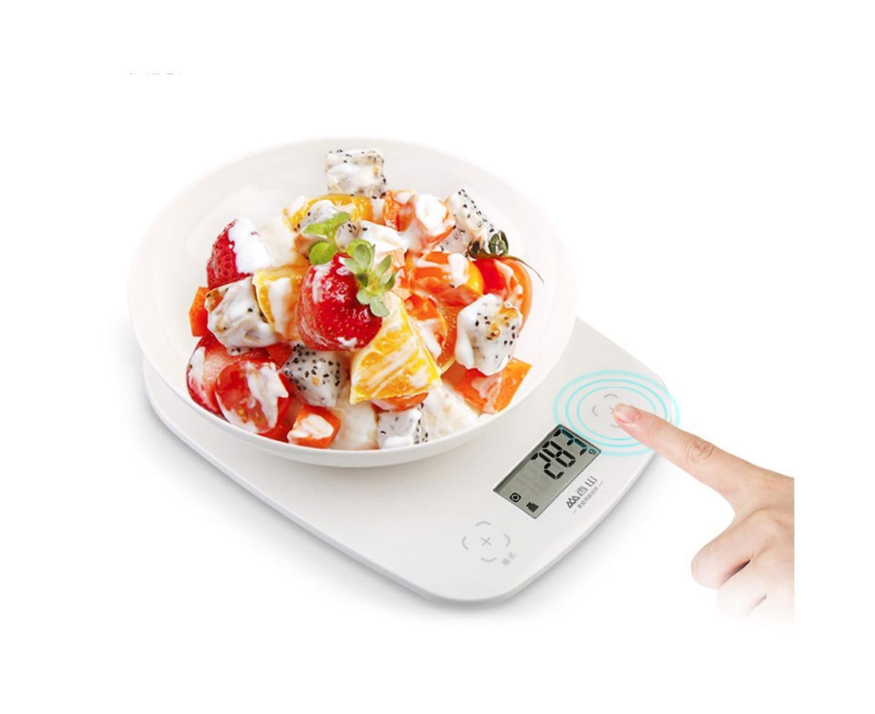 Xiangshan Kitchen Scale 2g-5kg Portable Electronic LCD Display Intelligent Touch Switch Scale Detachable Tray