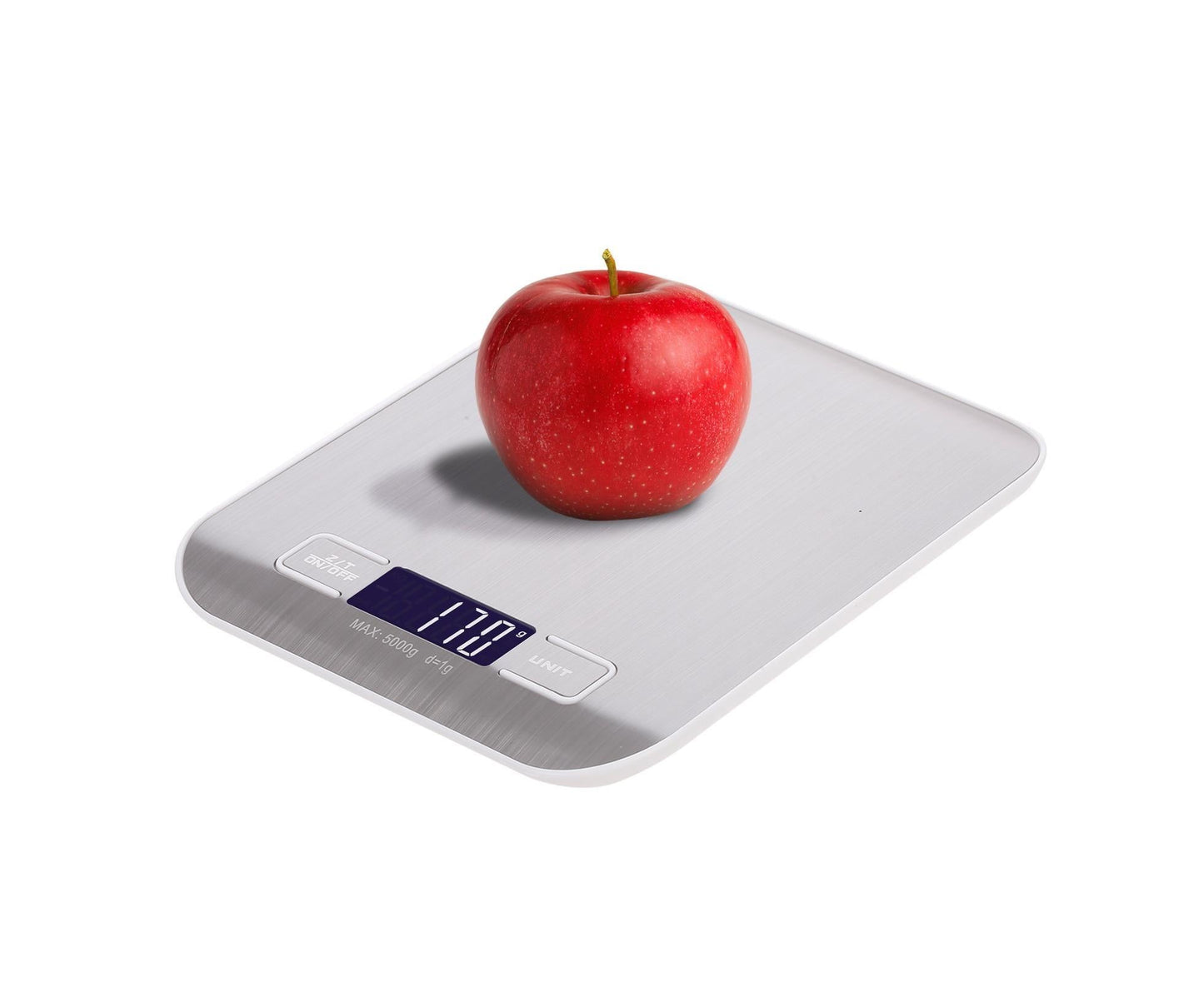 Kitchen Scale Digital Food Scale 5KG Measuring Range for Cooking Baking g lb oz ml kg Milk ml Stainless Steel Rechargeable