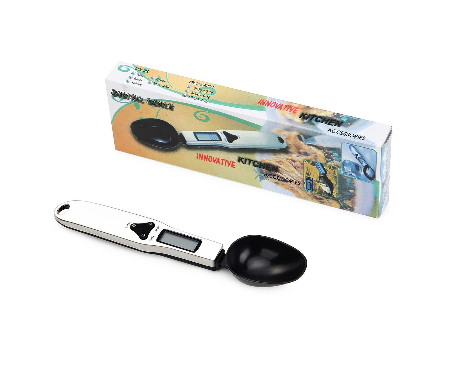 300g Food Spoon Scale Digital Kitchen Spoon Scale LCD Display Scale Weight G OZ GN CT for Baking Cooking Portable Food Scale 0.1g Precise