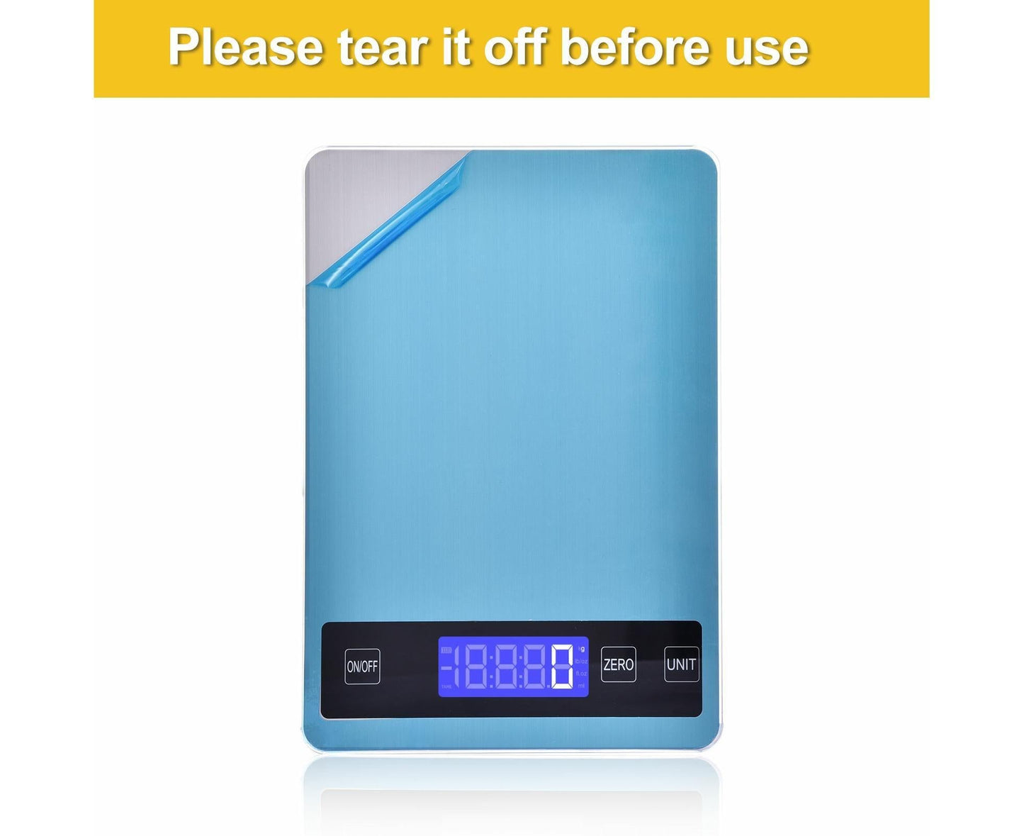 Kitchen Scale Durable Lightweight Electronic Scale Stainless Steel Fast Digital Weight Measure Tool