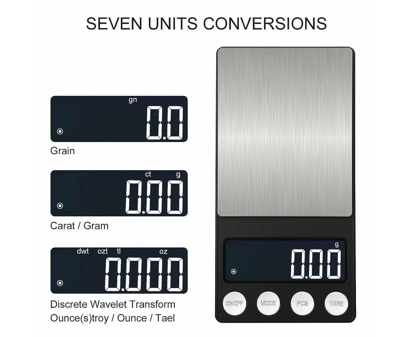 Digital Pocket Mini Scale Precision 0.01g/0.1g LCD Jewelry Gold Diamond Accessories Gram Balance Weight Scales For Kitchen