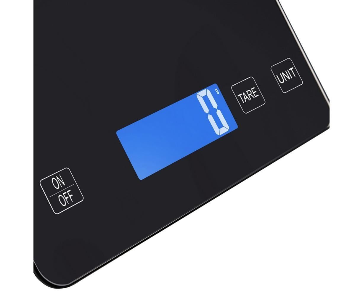 Professional Digital Scale with Waterproof Surface 15kg/1g Mini Baking Scale Portable Jewelry Scale High Precision Kitchen Scale with USB