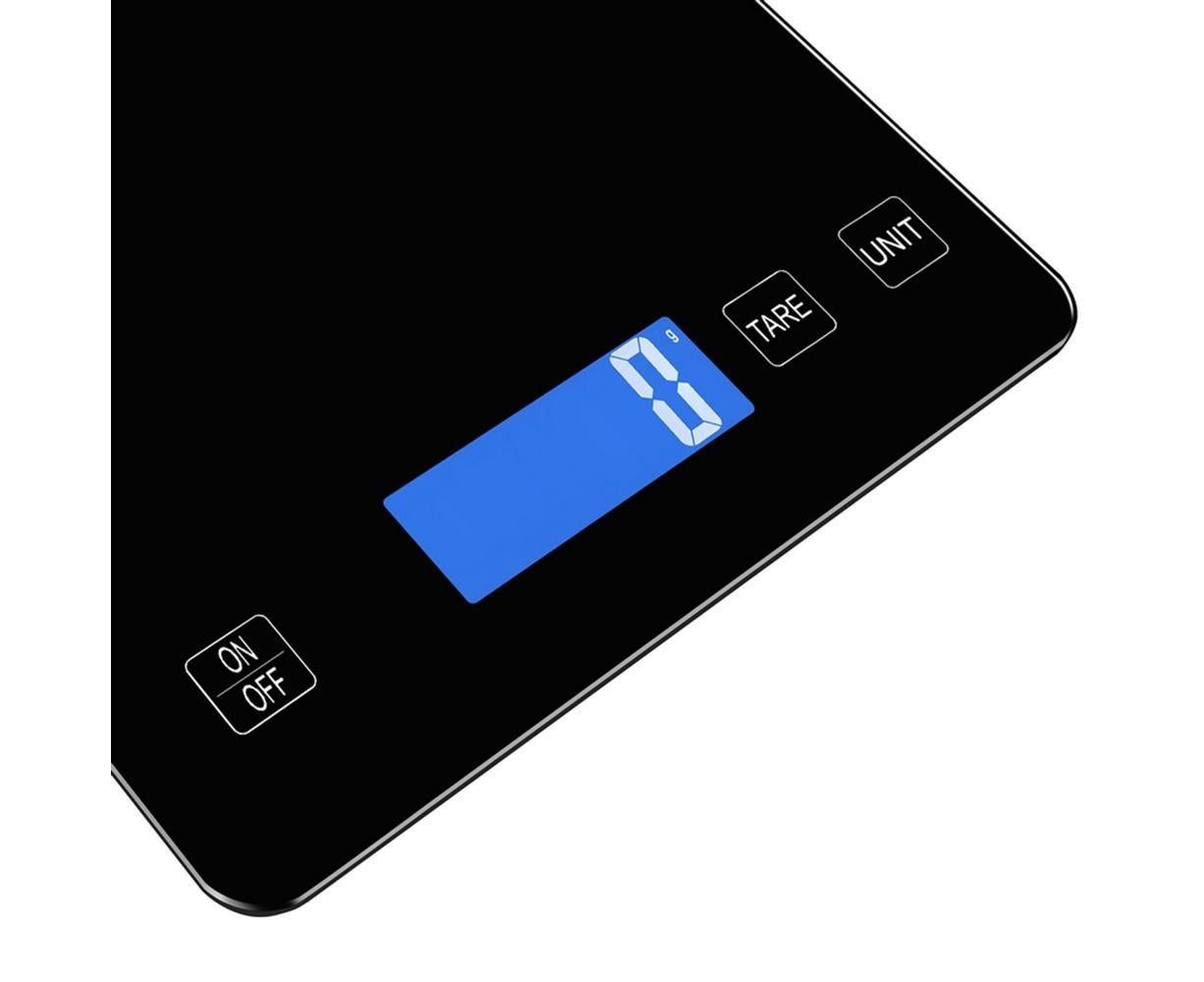 Professional Digital Scale with Waterproof Surface 15kg/1g Mini Baking Scale Portable Jewelry Scale High Precision Kitchen Scale with USB
