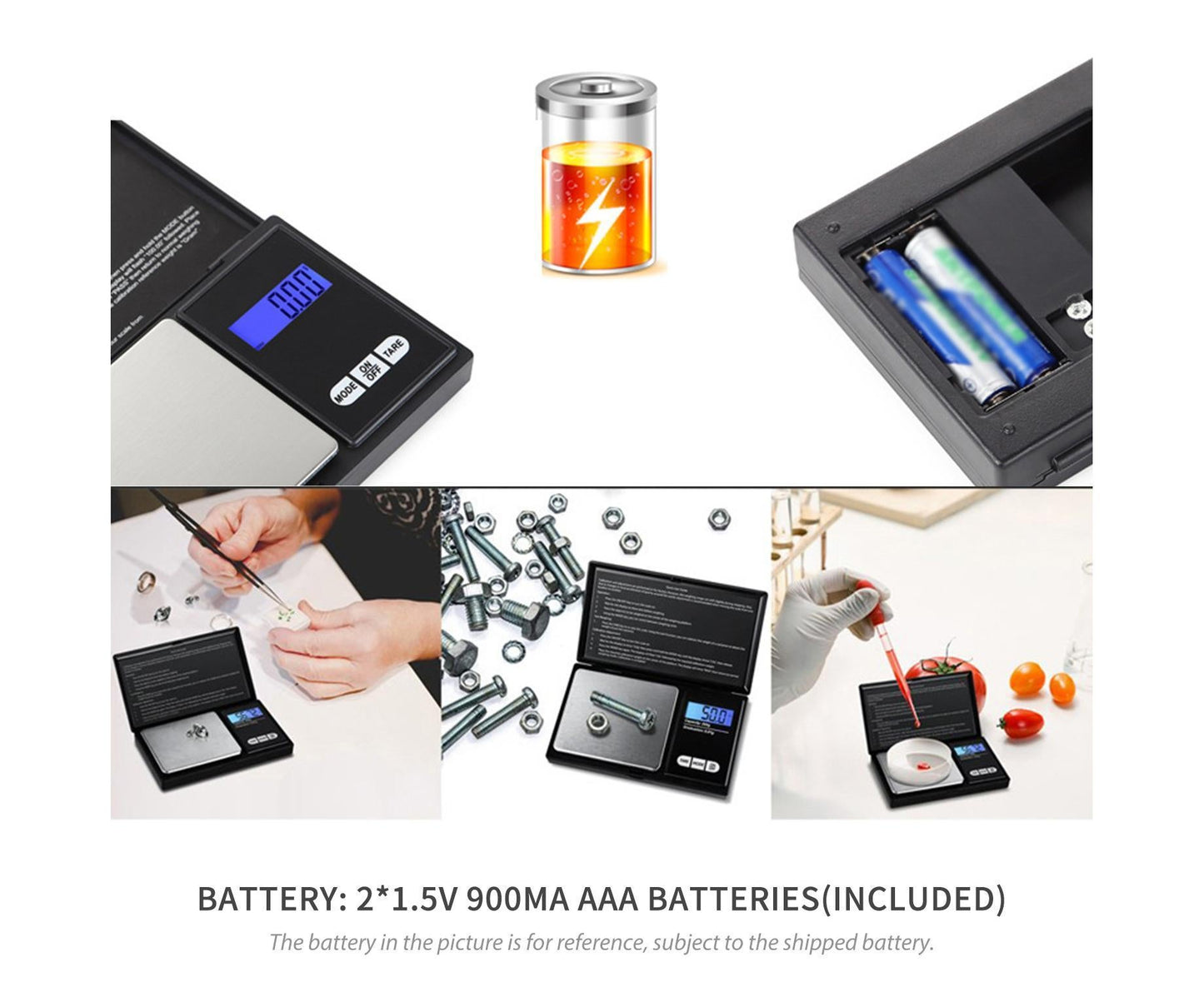 200g Jewelry Scale Digital Pocket Scales LCD Display Scale Small Mini Kitchen Scales Weight g dwt gn ct for Baking Cooking Portable Jewelry