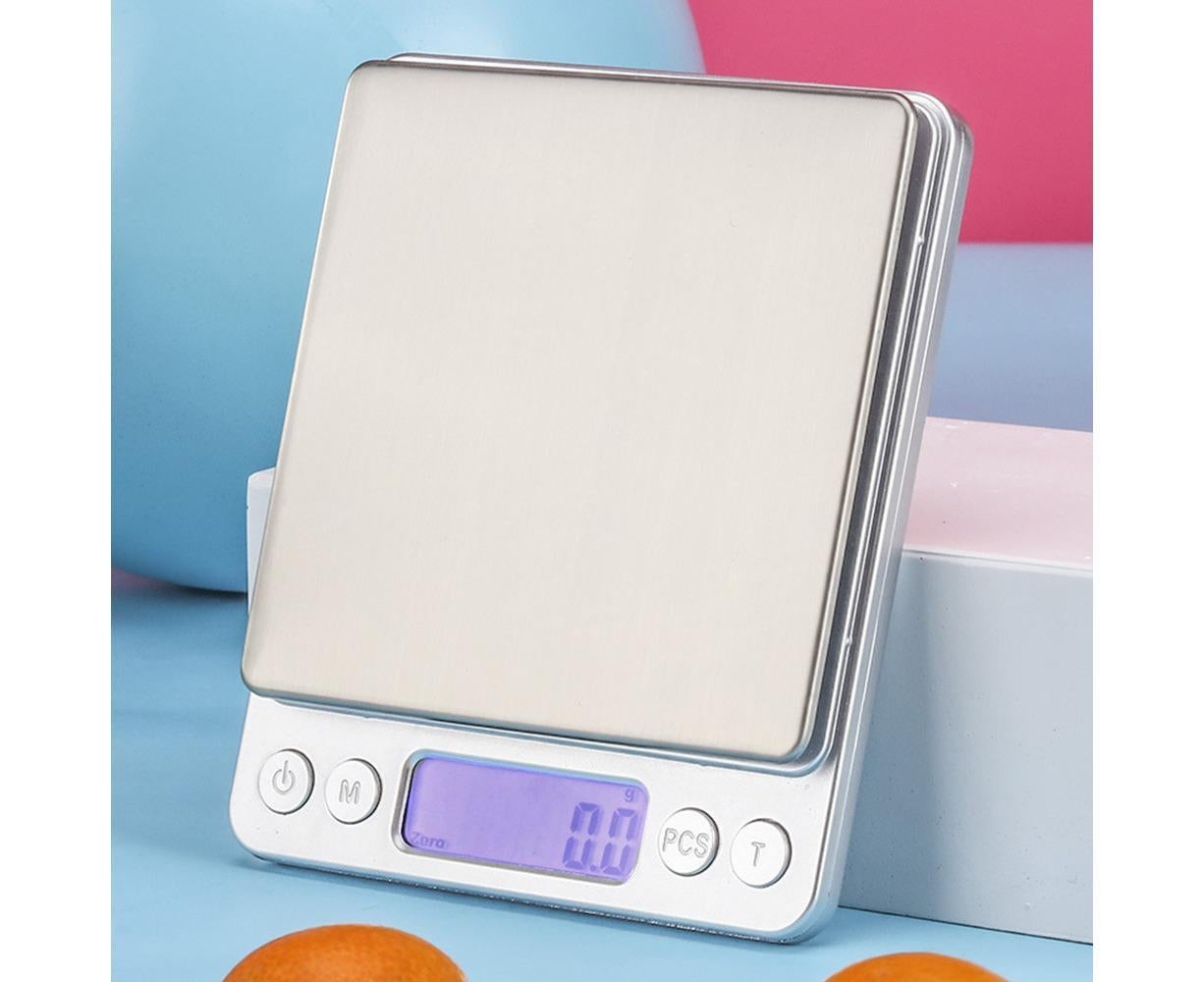 3KG/0.1G Kitchen Electronic Scale Digital LCD Backlight With 2 Trays Food Jewelry Baking Fruit Portable Mini Weight Balance