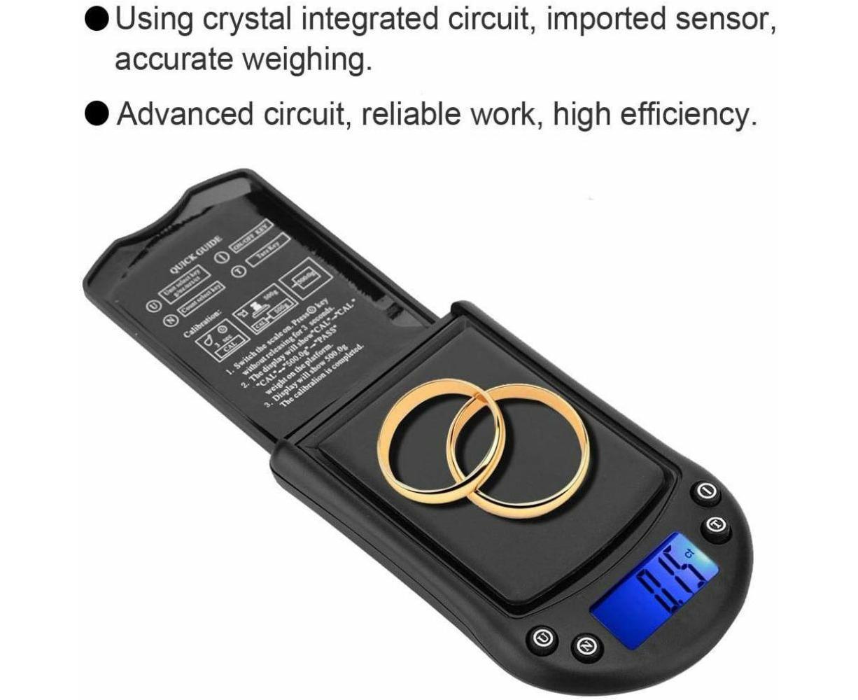 100g/0.01g Portable High Precision Electric Jewelry Scale with Digital Display, Digital Precision Scale Jewelry Scale for Jewelry, Scale