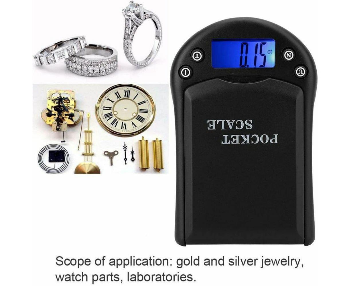 100g/0.01g Portable High Precision Electric Jewelry Scale with Digital Display, Digital Precision Scale Jewelry Scale for Jewelry, Scale