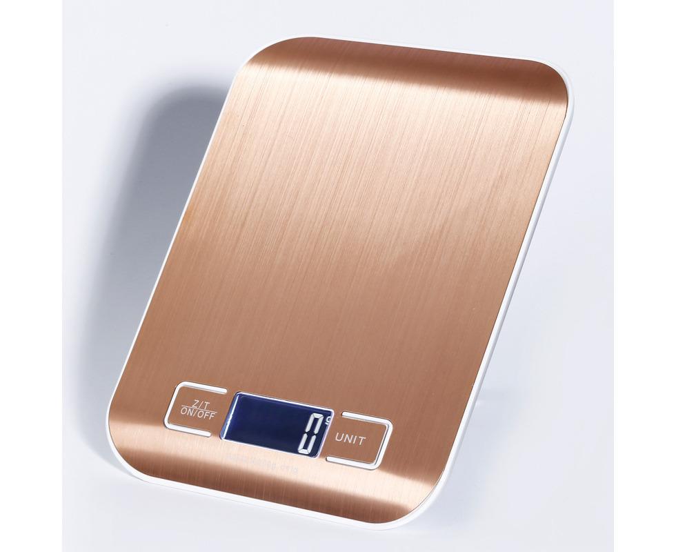 Rechargeable stainless steel electronic weighing kitchen electronic scale 5kg household food scale small gram called baking kitchen scale
