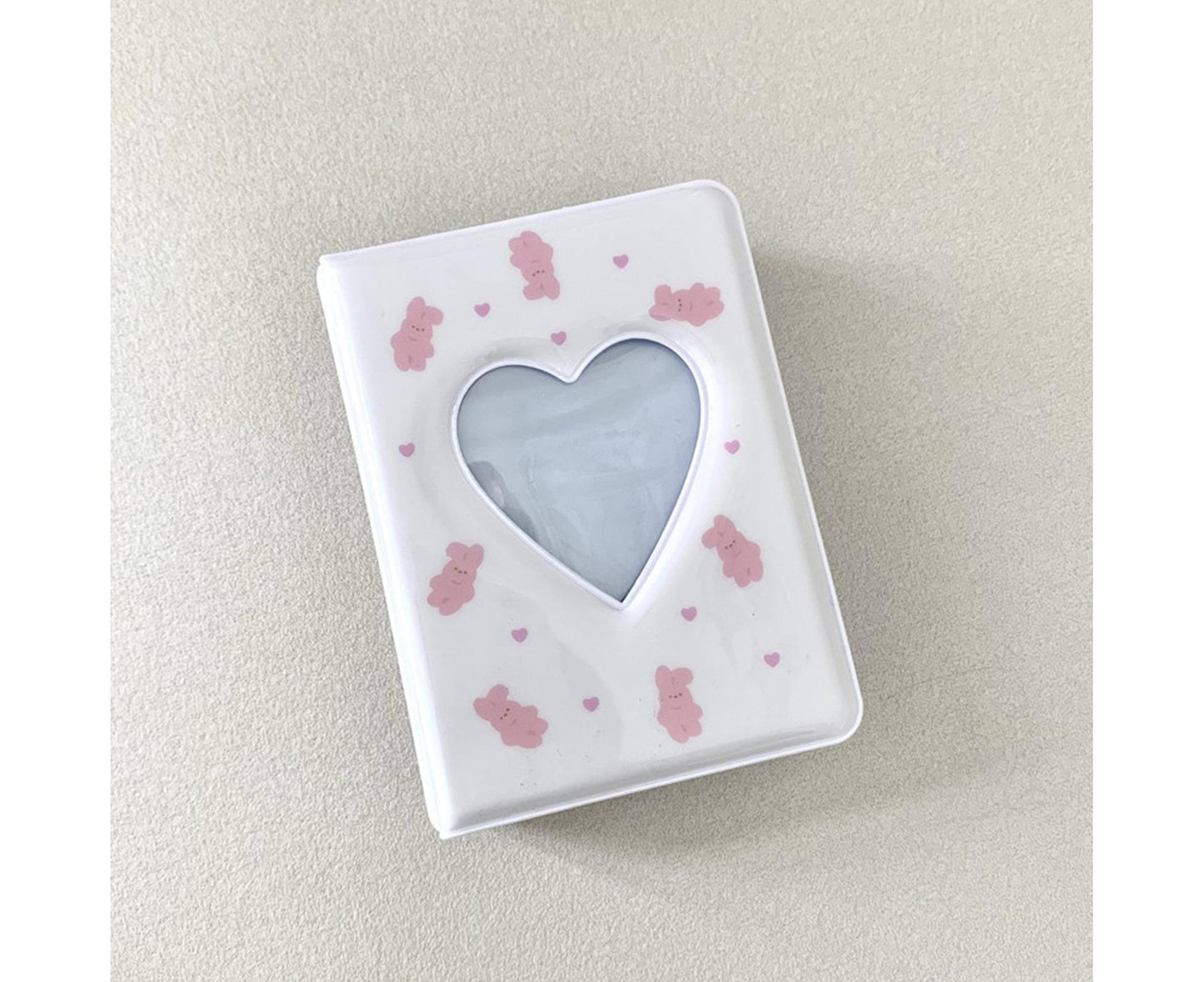 3 Inch 40 Pockets Card Book Waterproof Mini Cartoon Animal Photo Album Storage Pouch Dormitory Supplies