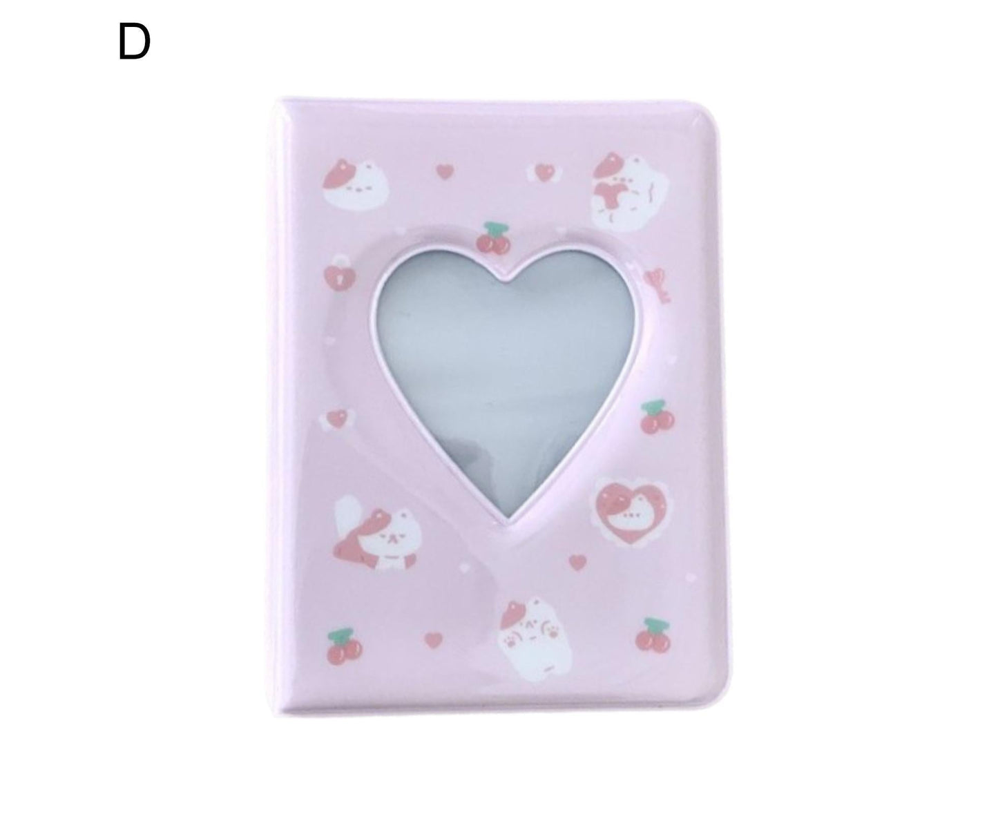 3 Inch 40 Pockets Card Book Waterproof Mini Cartoon Animal Photo Album Storage Pouch Dormitory Supplies