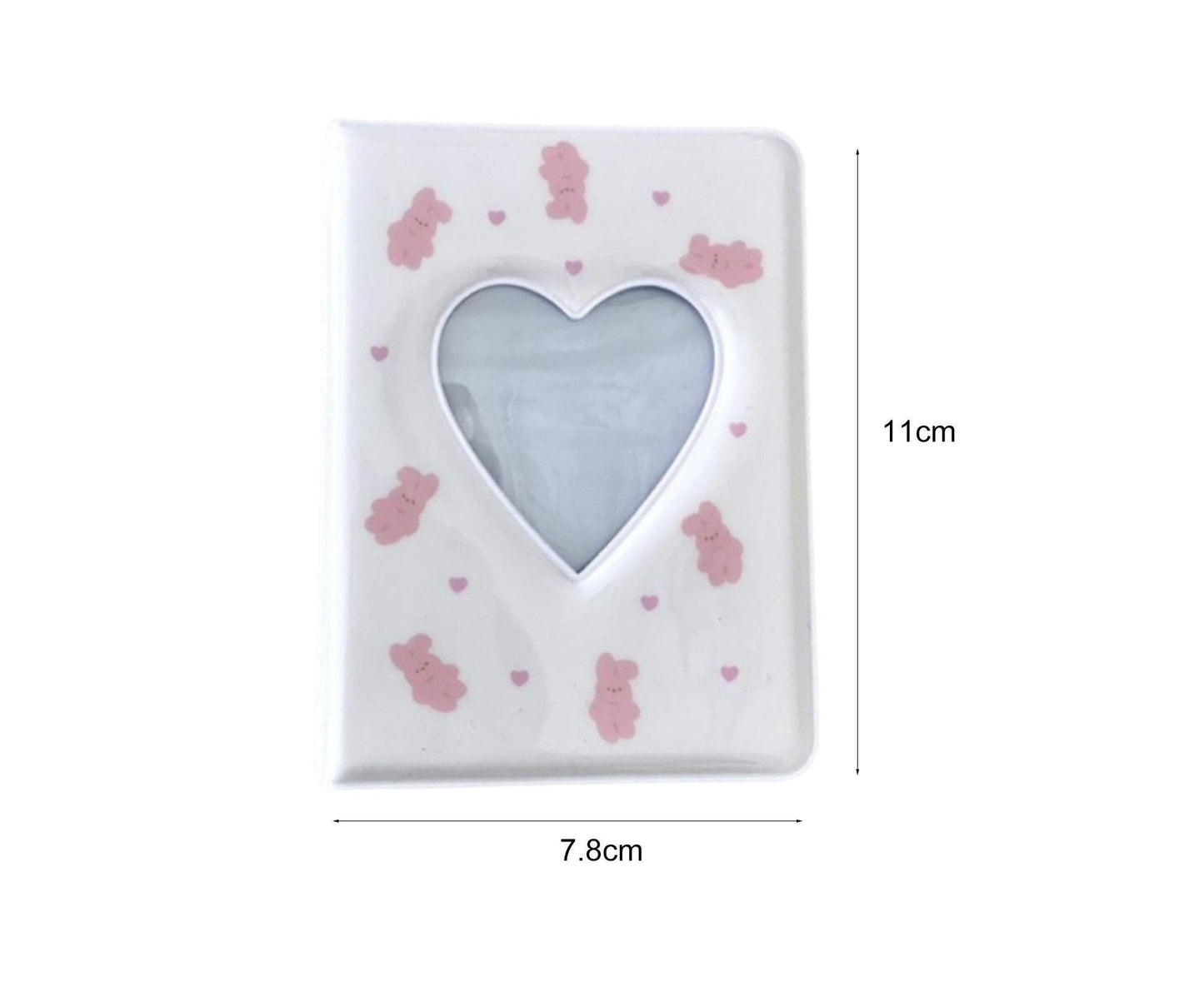 3 Inch 40 Pockets Card Book Waterproof Mini Cartoon Animal Photo Album Storage Pouch Dormitory Supplies