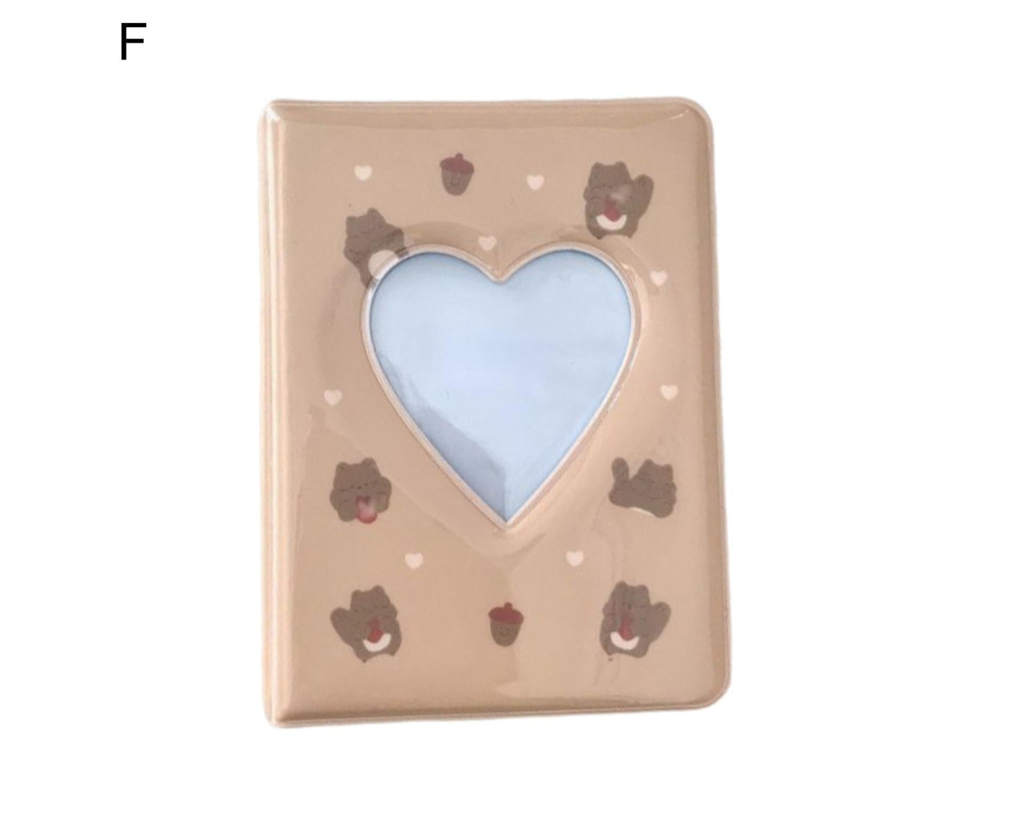 3 Inch 40 Pockets Card Book Waterproof Mini Cartoon Animal Photo Album Storage Pouch Dormitory Supplies