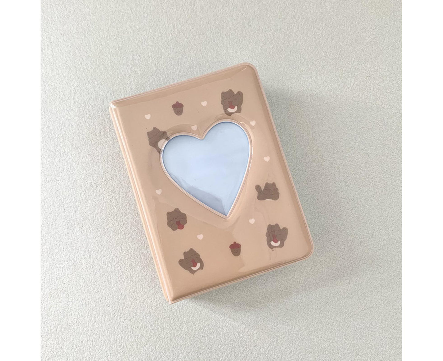 3 Inch 40 Pockets Card Book Waterproof Mini Cartoon Animal Photo Album Storage Pouch Dormitory Supplies