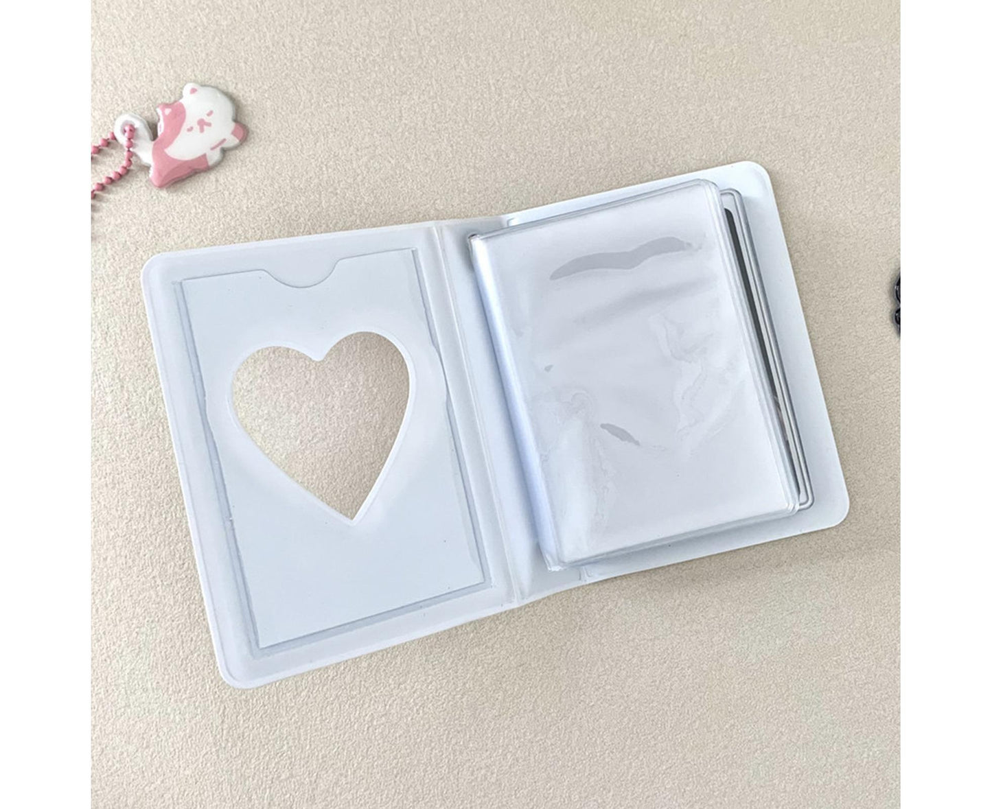3 Inch 40 Pockets Card Book Waterproof Mini Cartoon Animal Photo Album Storage Pouch Dormitory Supplies