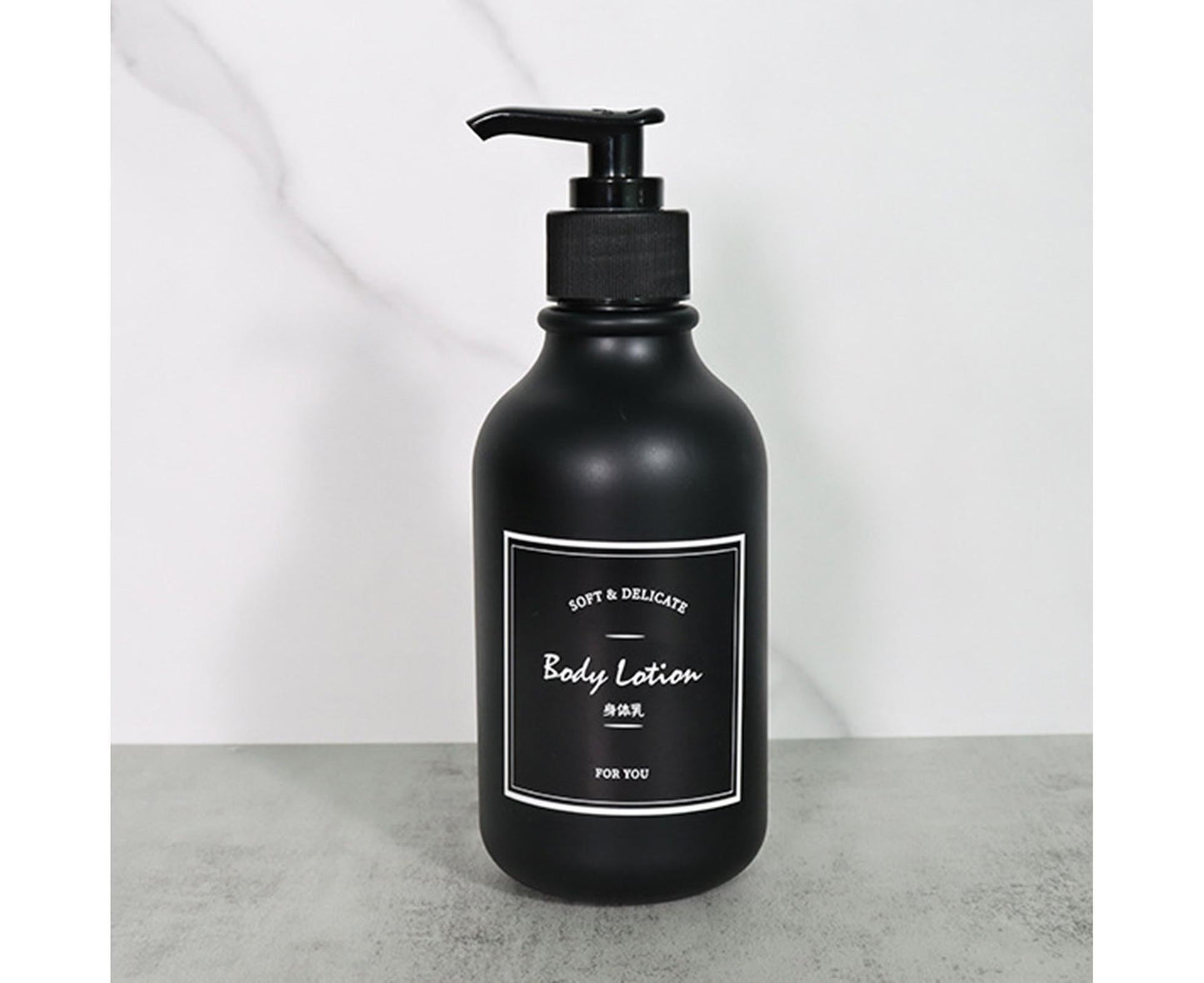 300ml Soap Dispenser Leak-proof Squeezable PET Pump Empty Shower Gel Bottle for Travel