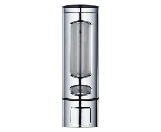 400ml Liquid Soap Dispenser Sturdy Press Type Wall Mounted Hand Wash Soap Dispenser for Bathroom-Silver