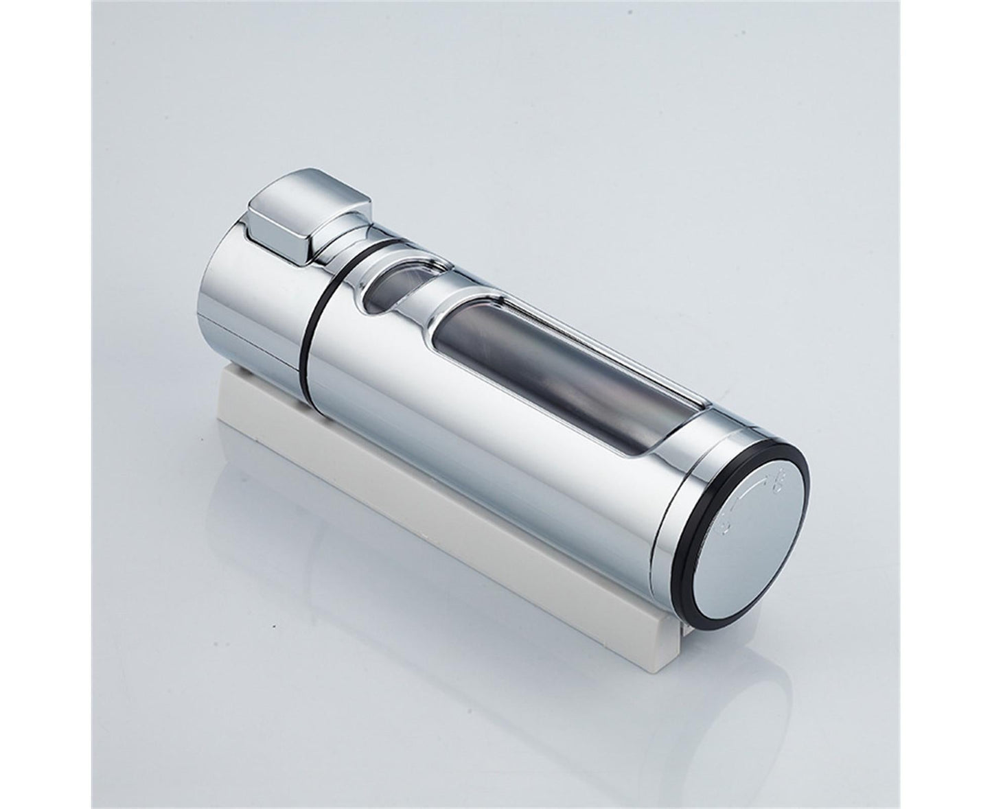 400ml Liquid Soap Dispenser Sturdy Press Type Wall Mounted Hand Wash Soap Dispenser for Bathroom-Silver