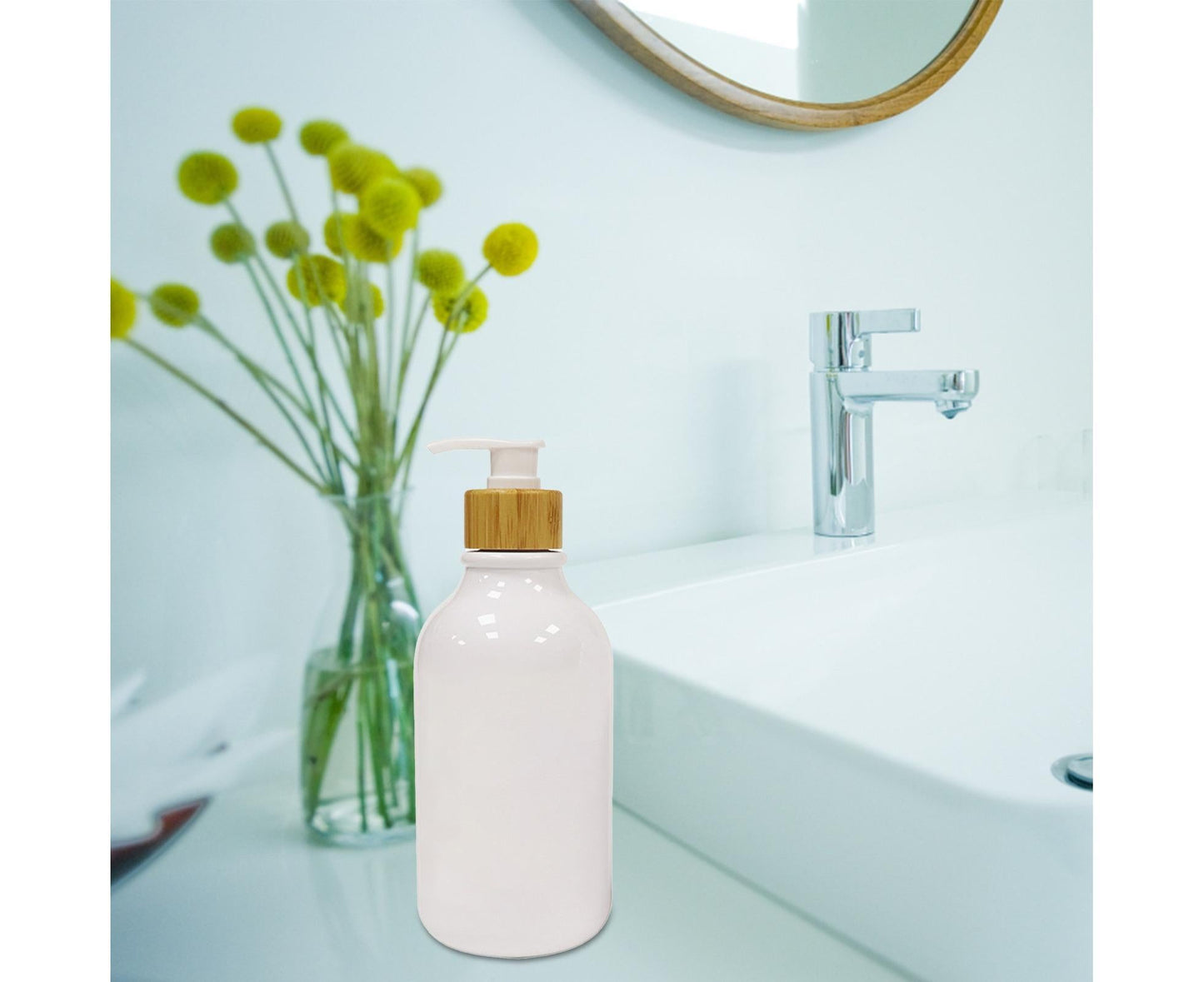 500ml Soap Dispenser Leak-proof Empty PET Sealed Well Shampoo Dispenser Bottle for Shower