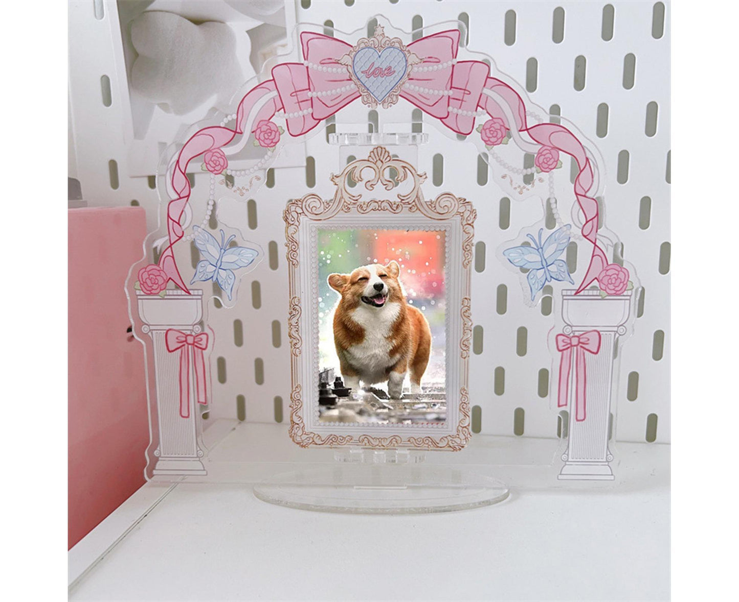 Acrylic Standing Photo Frame Stylish Desktop Decor Sturdy Dustproof Waterproof for Your Favorite Photos