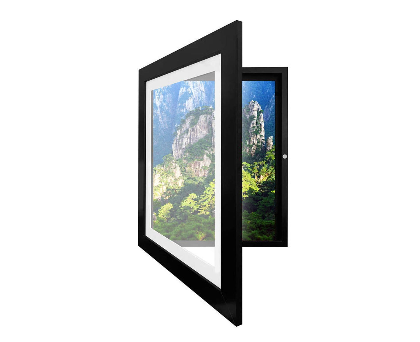 babies Art Frame Front Opening Changeable Wood grip Seal Picture Photo Display Storage Frame Home Supplieslack