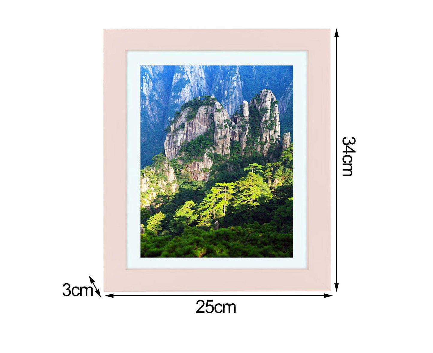 babies Art Frame Front Opening Changeable Wood grip Seal Picture Photo Display Storage Frame Home Suppliesrown
