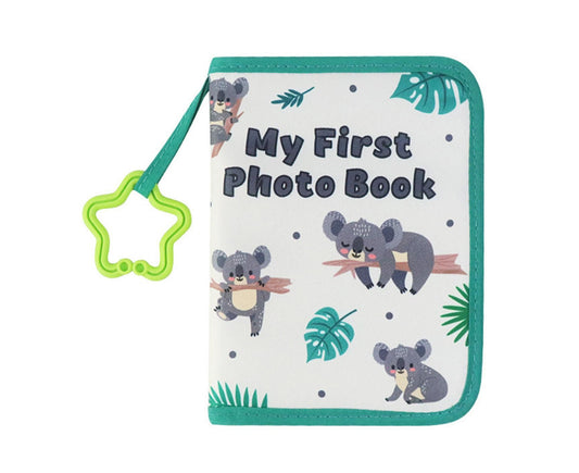 babies Photo Album Promote Brain Development Create Lasting Memories Soft Cloth Photo Book for babiess - Light Green