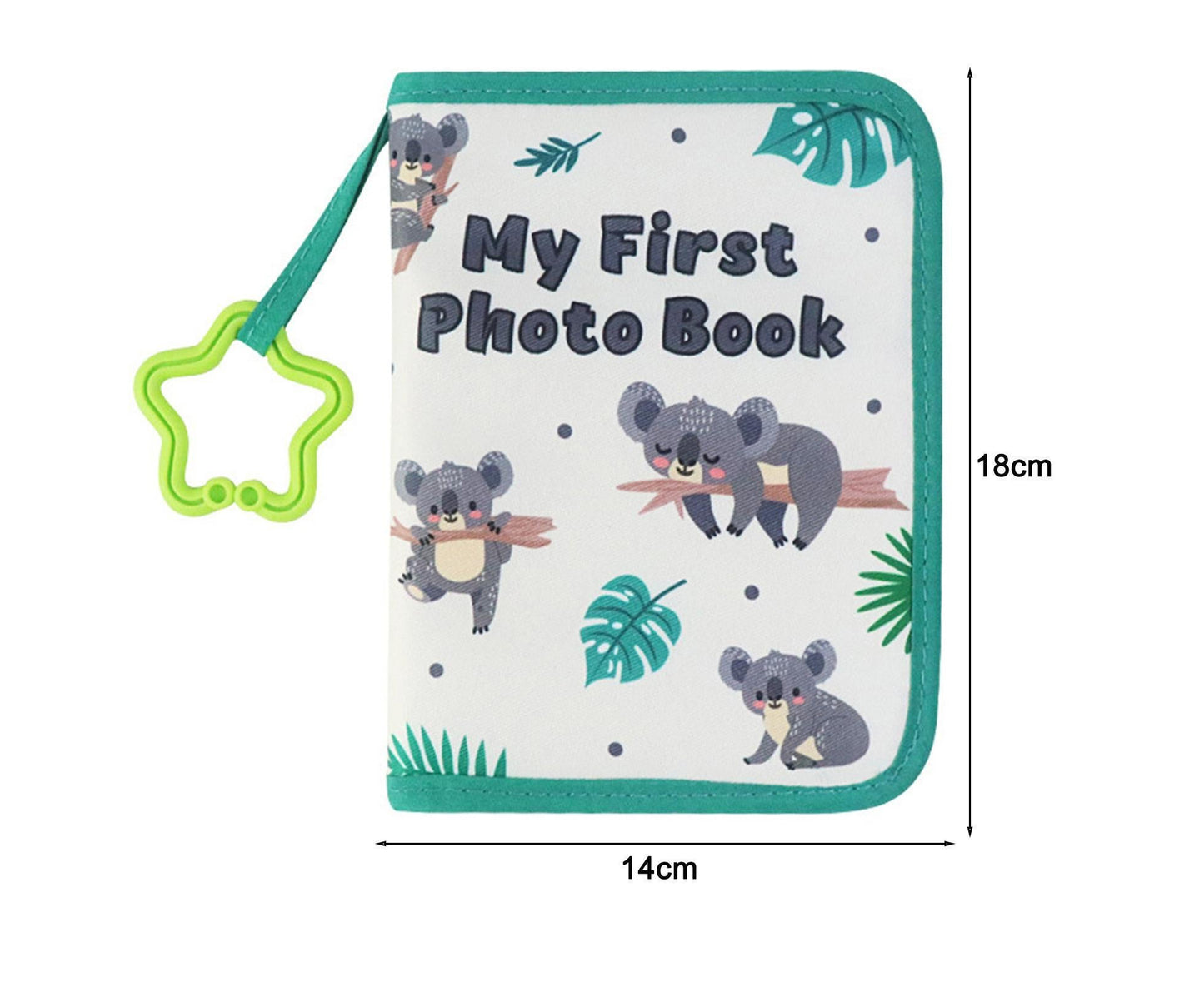 babies Photo Album Promote Brain Development Create Lasting Memories Soft Cloth Photo Book for babiess - Pink