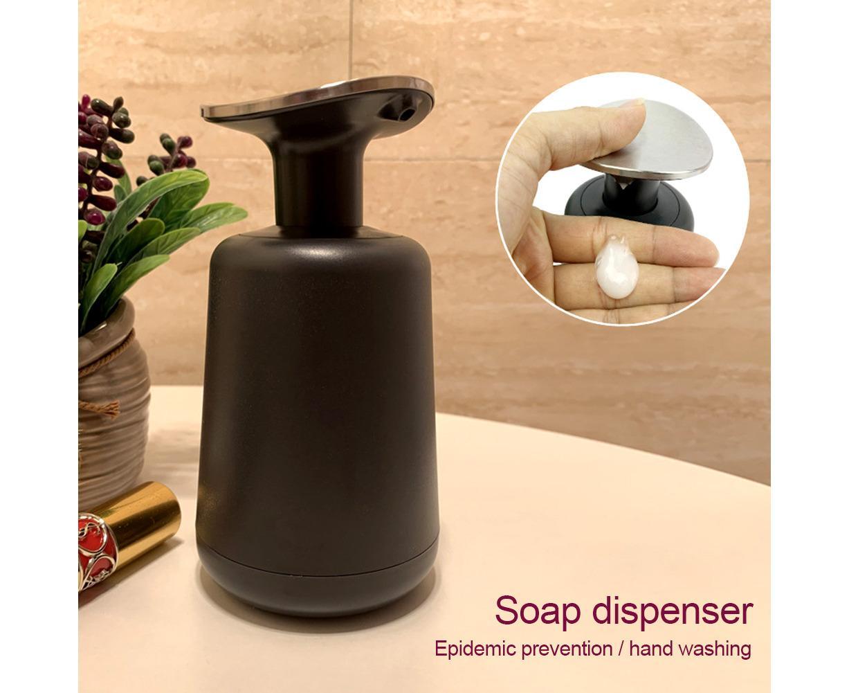 Bathroom Kitchen Lotion Shampoo Liquid Soap Dispenser Plastic Storage Bottle-Black