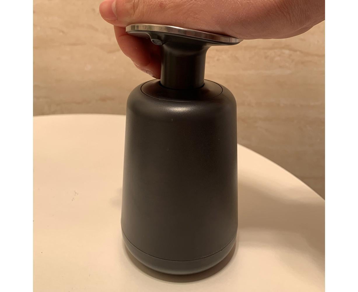 Bathroom Kitchen Lotion Shampoo Liquid Soap Dispenser Plastic Storage Bottle-Black