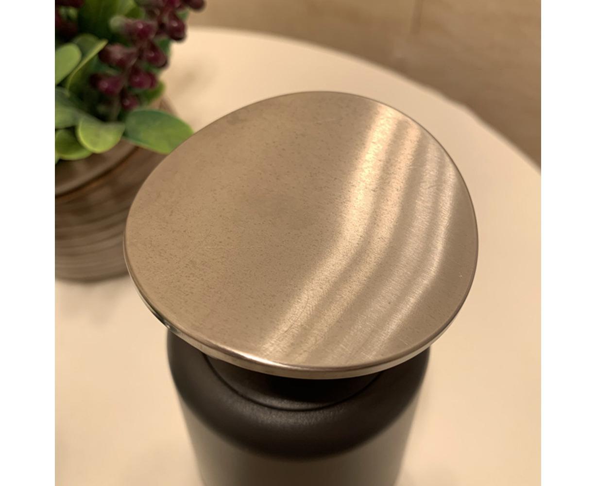 Bathroom Kitchen Lotion Shampoo Liquid Soap Dispenser Plastic Storage Bottle-Black