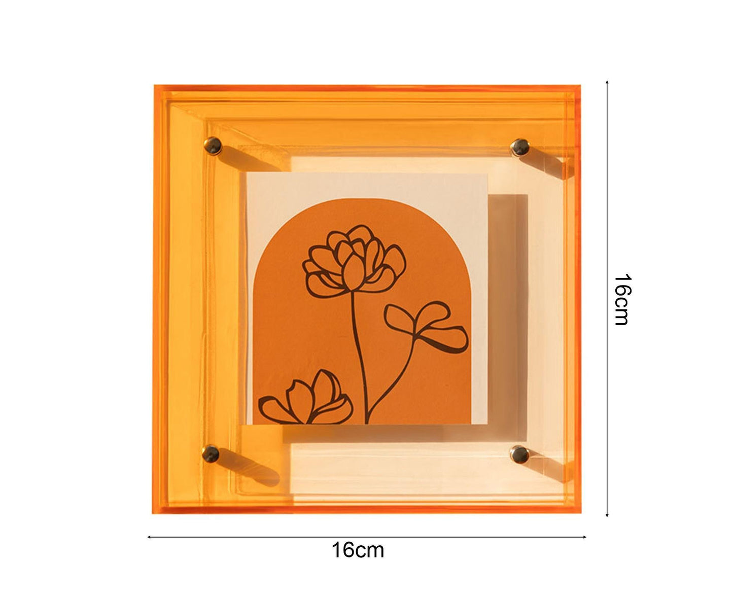 Dazzling Acrylic Photo Frame Ornaments Printing And Framing Creative Picture Frame Display DIY Wash Photos Home Decor - Blue