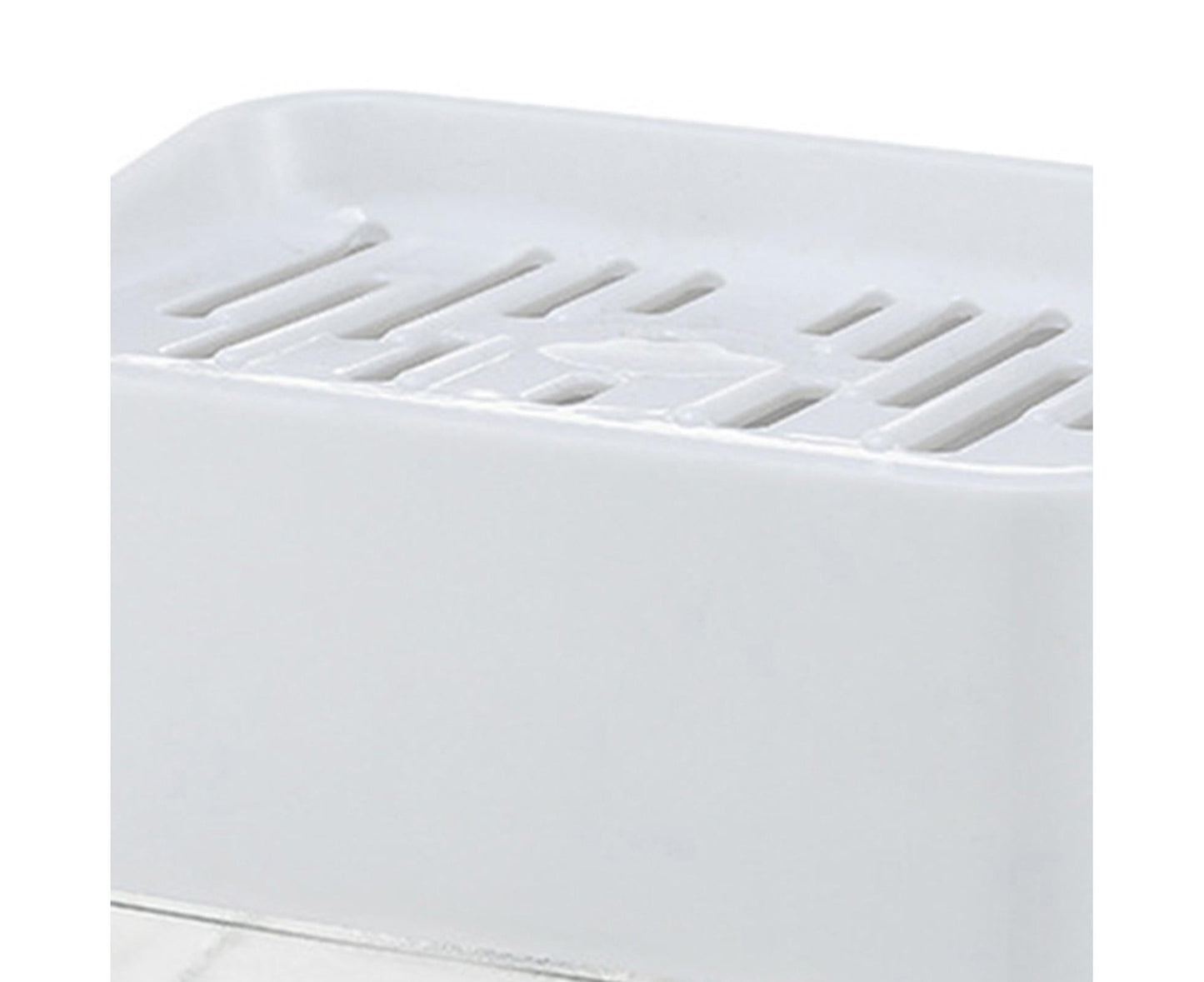 Innovative Dish Soap Dispenser Decorative HIPS 2 in 1 Liquid Detachable Soap Storage Case Holder for Home-White