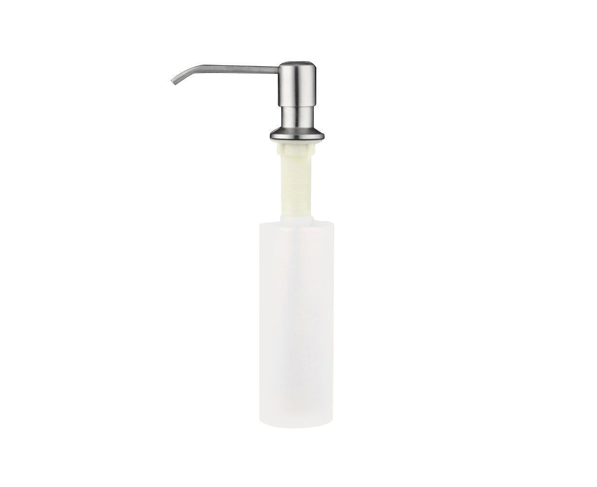 Kitchen Bathroom Stainless Steel Pump Lotion Sink Soap Dispenser Press Bottle