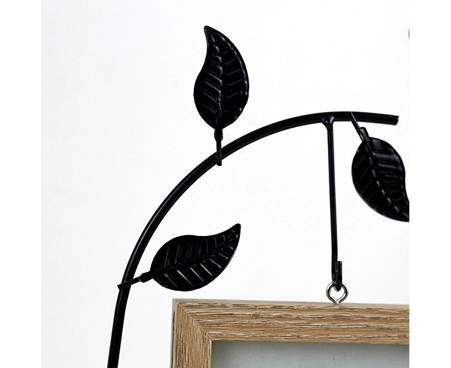 Picture Frame Double Sided Stable Base Smooth Edge High Strength Rustproof Decorative Burr Free Desktop Photo Frame with Hydroponic Vase Home Supplies
