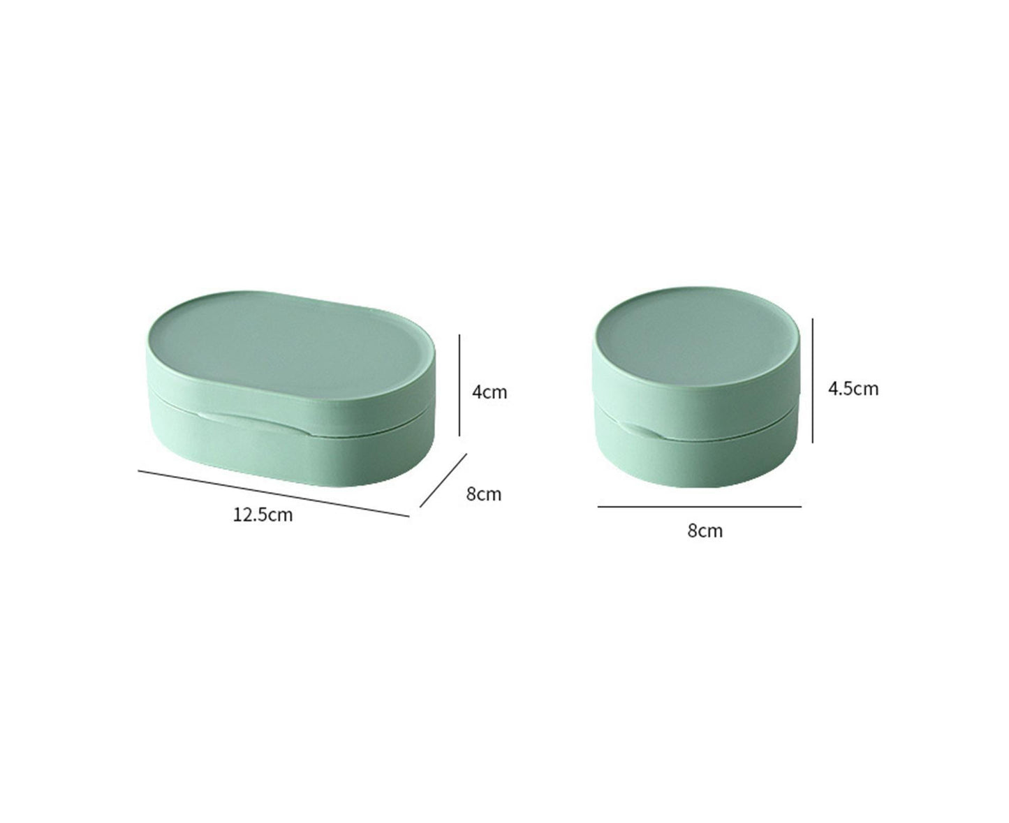 Soap Box Small with Lid Soap Dish Storage Box for Travellue